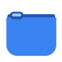 blue folder icon